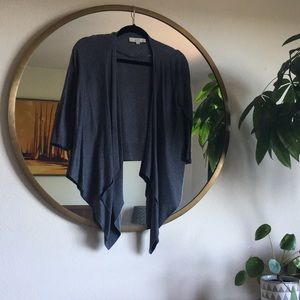 Anne Taylor Loft drape front sweater